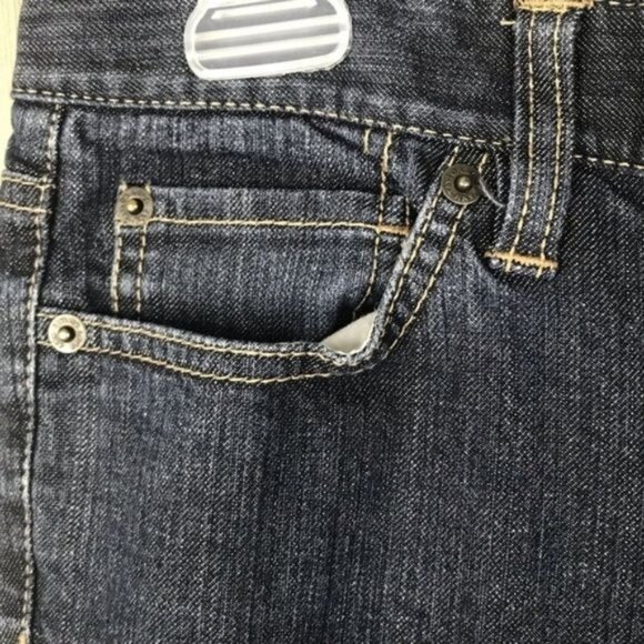 Ann Taylor Loft Womens Slim Cropped Jeans Size 4 Dark Wash Denim Cotton Blend - Picture 7 of 7